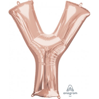 P50 34" (Rose Gold) Letter Y SuperShape™